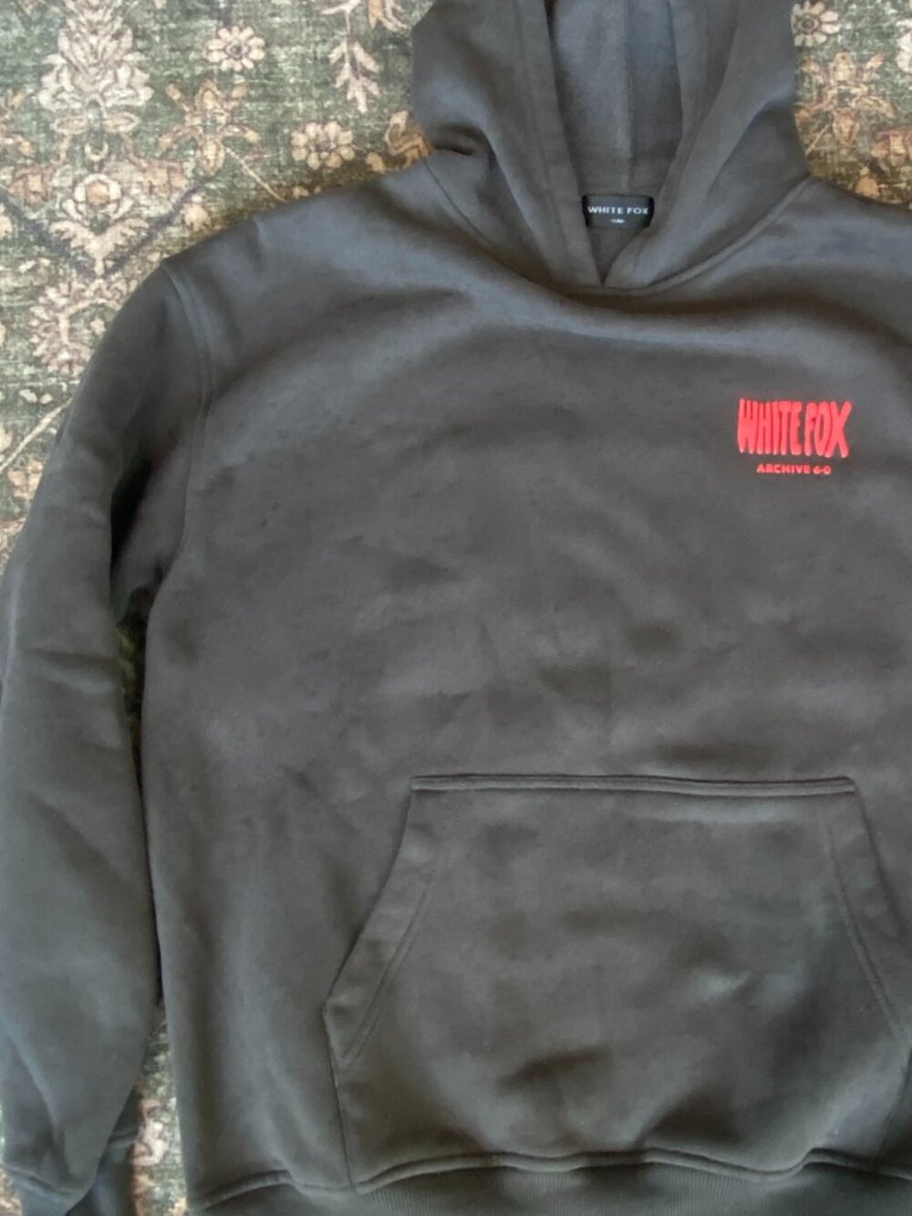 White Fox Oversized Hoodie Sweatshift